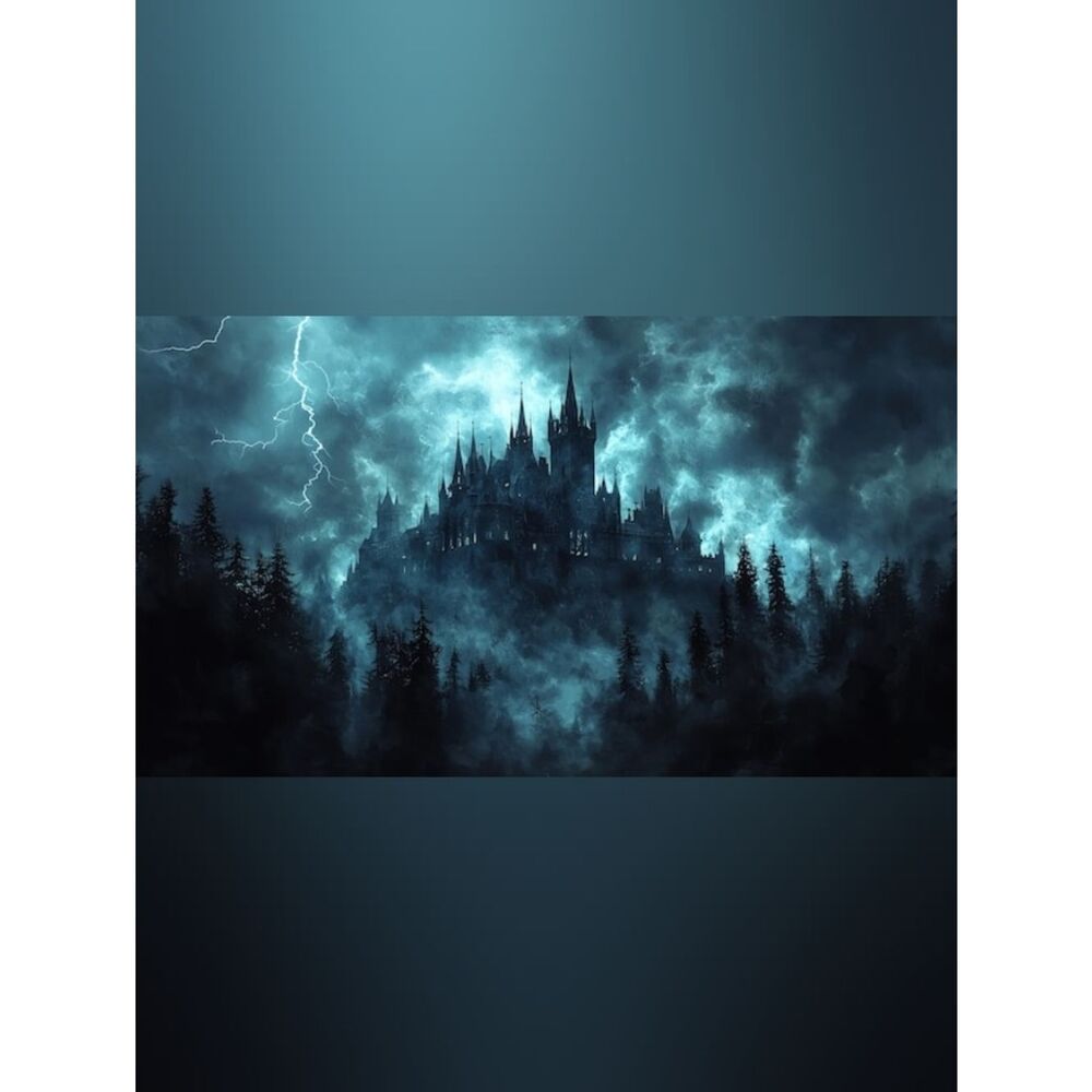 Custom Fridge Magnet Mystical Gothic Castle